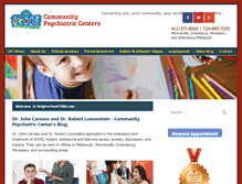 Tablet Screenshot of helpforyourchild.com